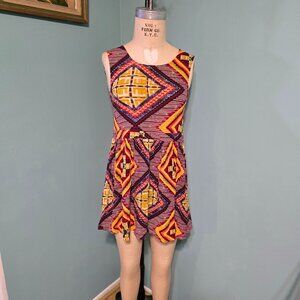 Minkpink Viscose Gauze printed mini dress. Sz XS. RP $129